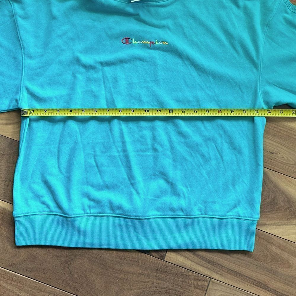 NWOT Champion Lightweight hoody Teal Med - Picture 4 of 5